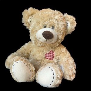 Build a Bear Patchwork Teddy Bear